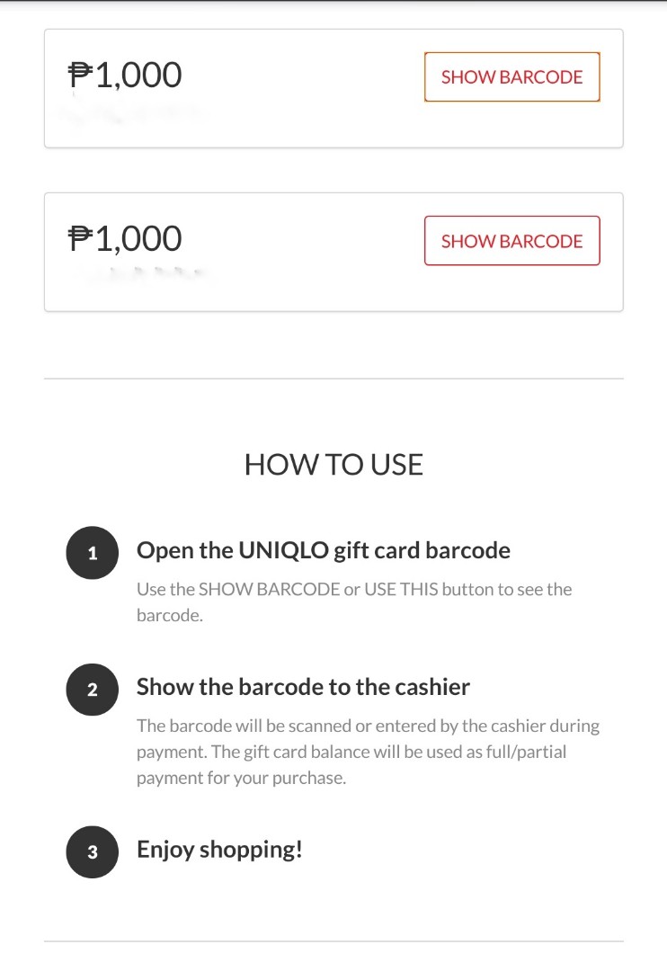 1K Uniqlo GC from Giftaway, Tickets & Vouchers, Store Credits ...