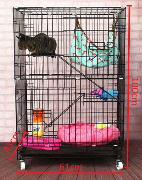 3 storey rat cage