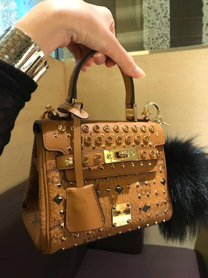 mcm swarovski bag
