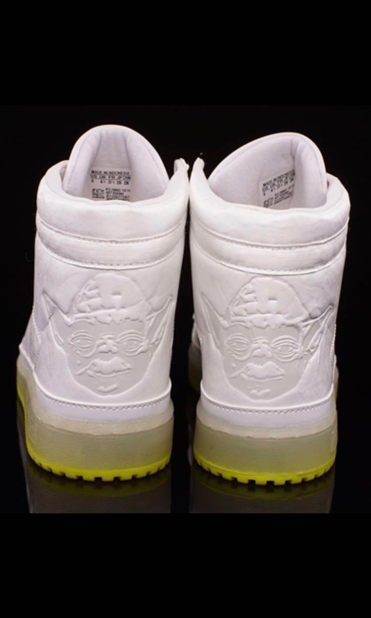Adidas x Star Wars Top Ten Hi Yoda, Women's Fashion, Footwear