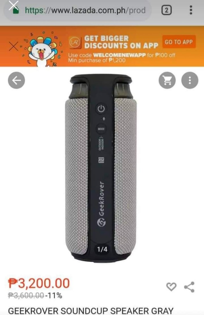 Geekrover bluetooth speaker price 2025