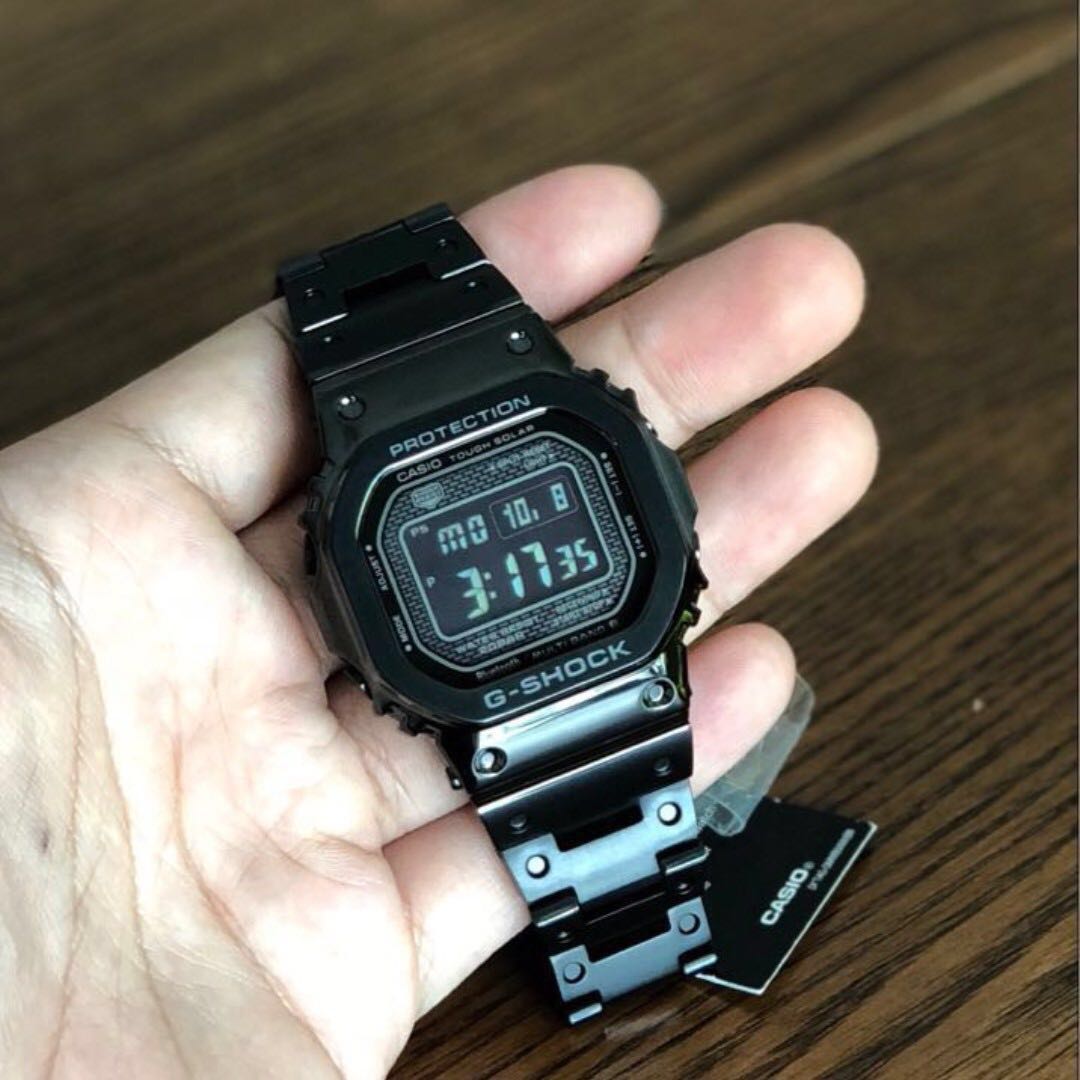 Black Full Metal G-Shock GMW-B5000GD-1, Mobile Phones  Gadgets,  Wearables  Smart Watches on Carousell