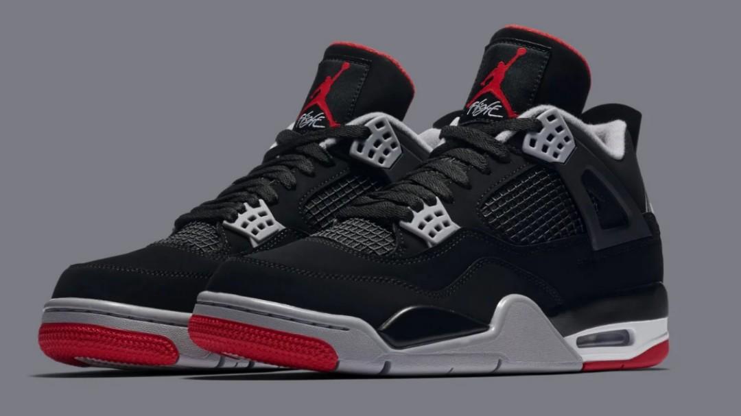 Jordan 4 bred mens Clearance
