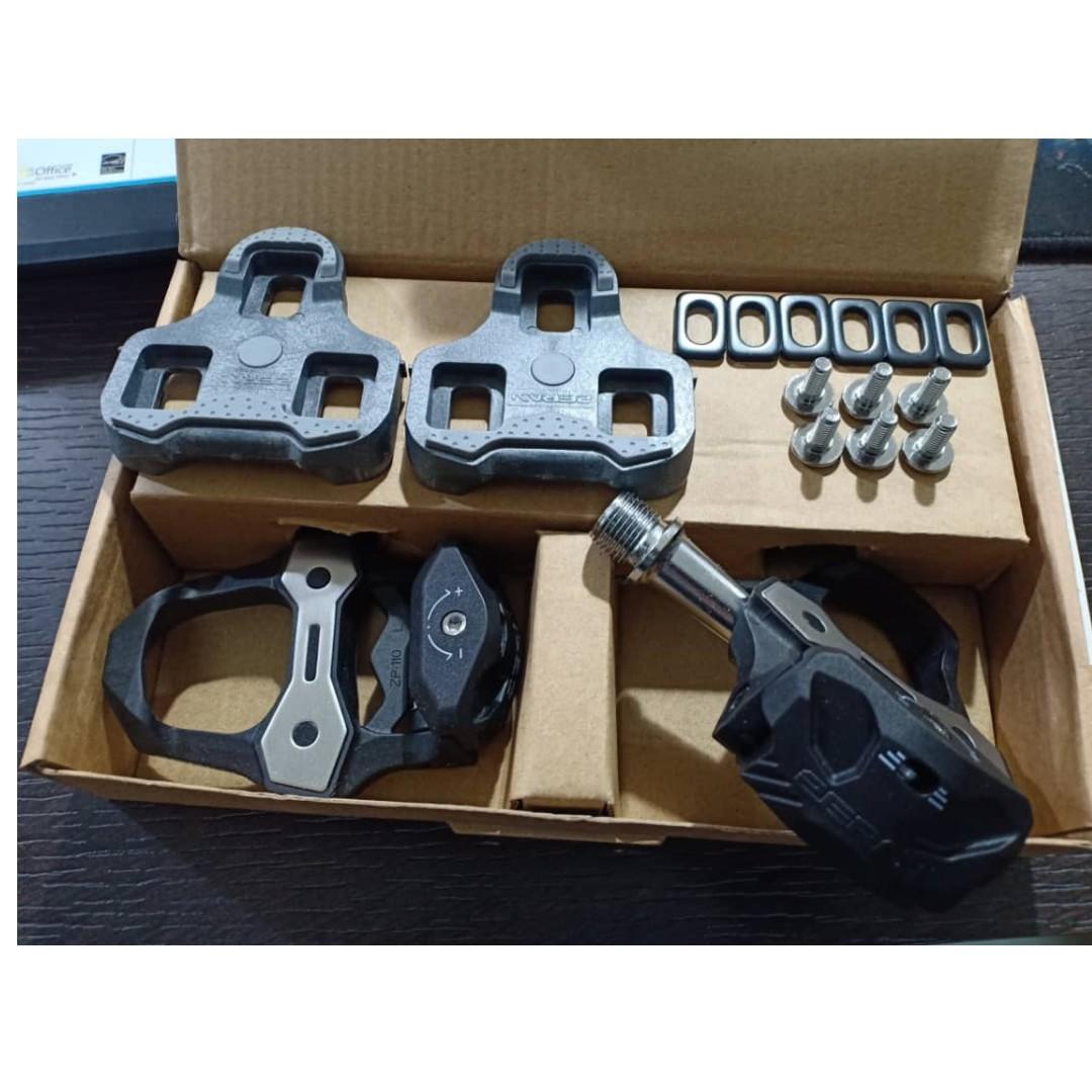 Brand New ZERAY ROAD PEDAL BLACK CLEAT CLIPLESS , Sports Equipment