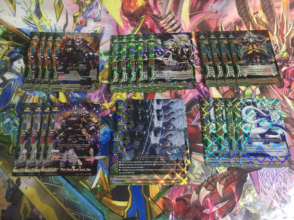 Buddyfight Skull warrior deck, Hobbies & Toys, Toys & Games on Carousell