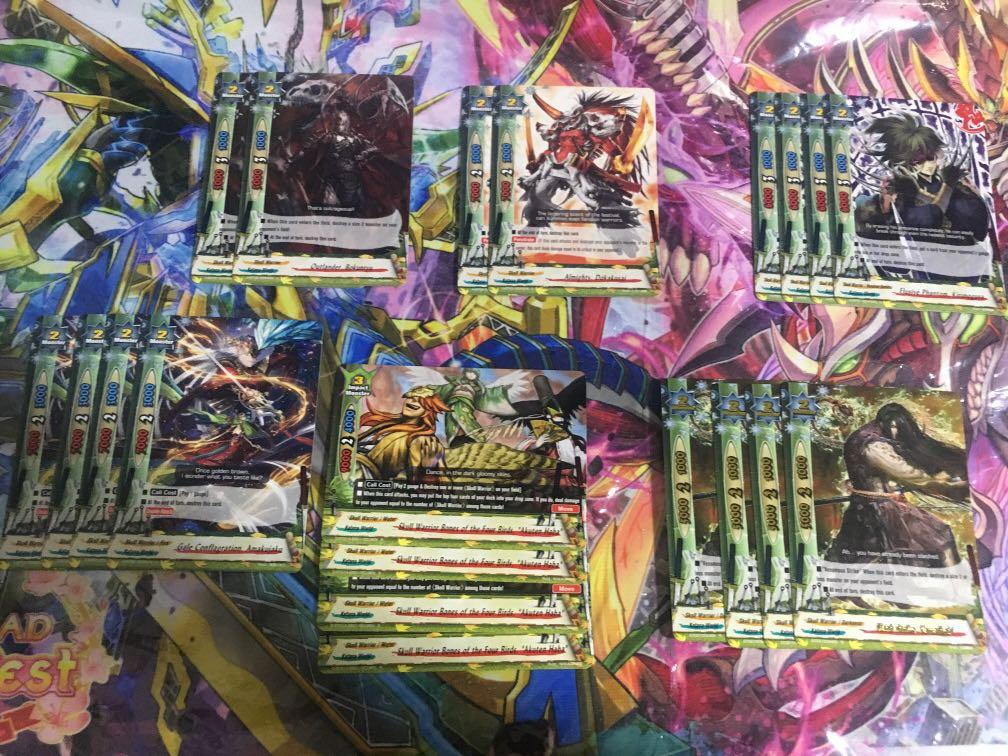Buddyfight Skull warrior deck, Hobbies & Toys, Toys & Games on Carousell