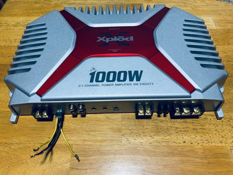 Car Audio Amplifier Sony 1000W 2/1 channel power amplifier XM2165GTX