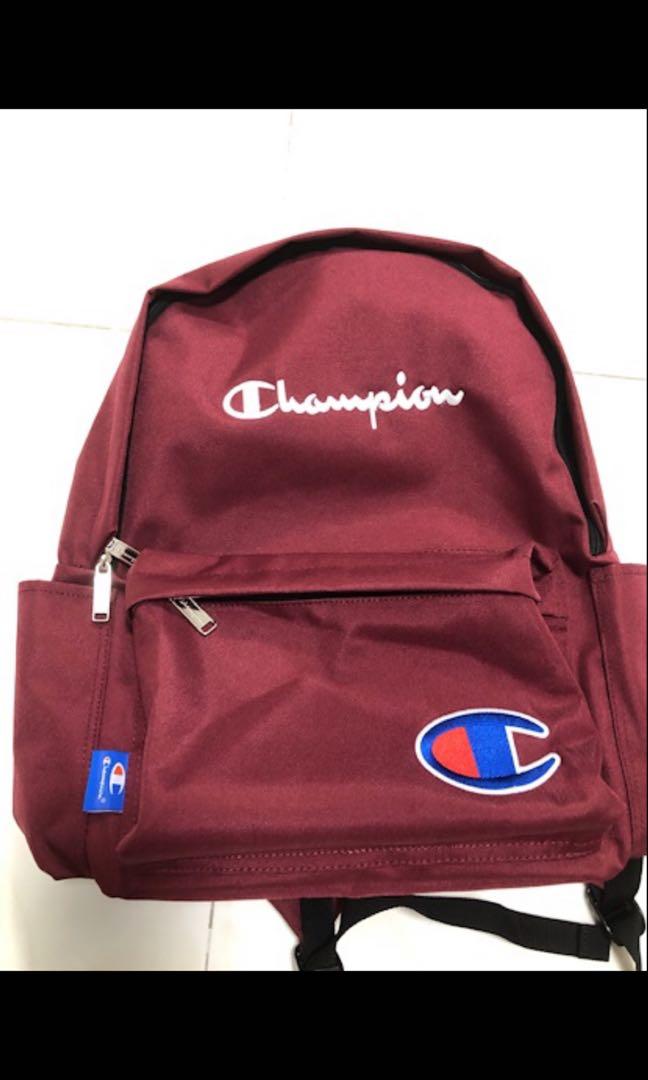 champion backpack mens red