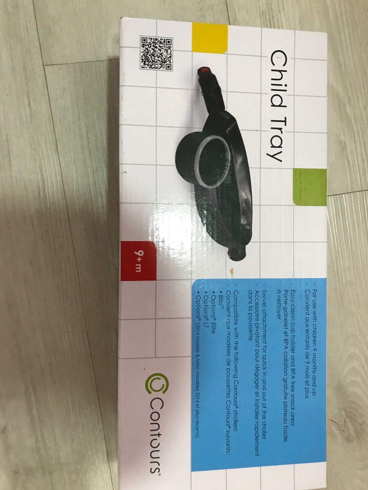 contours stroller child tray