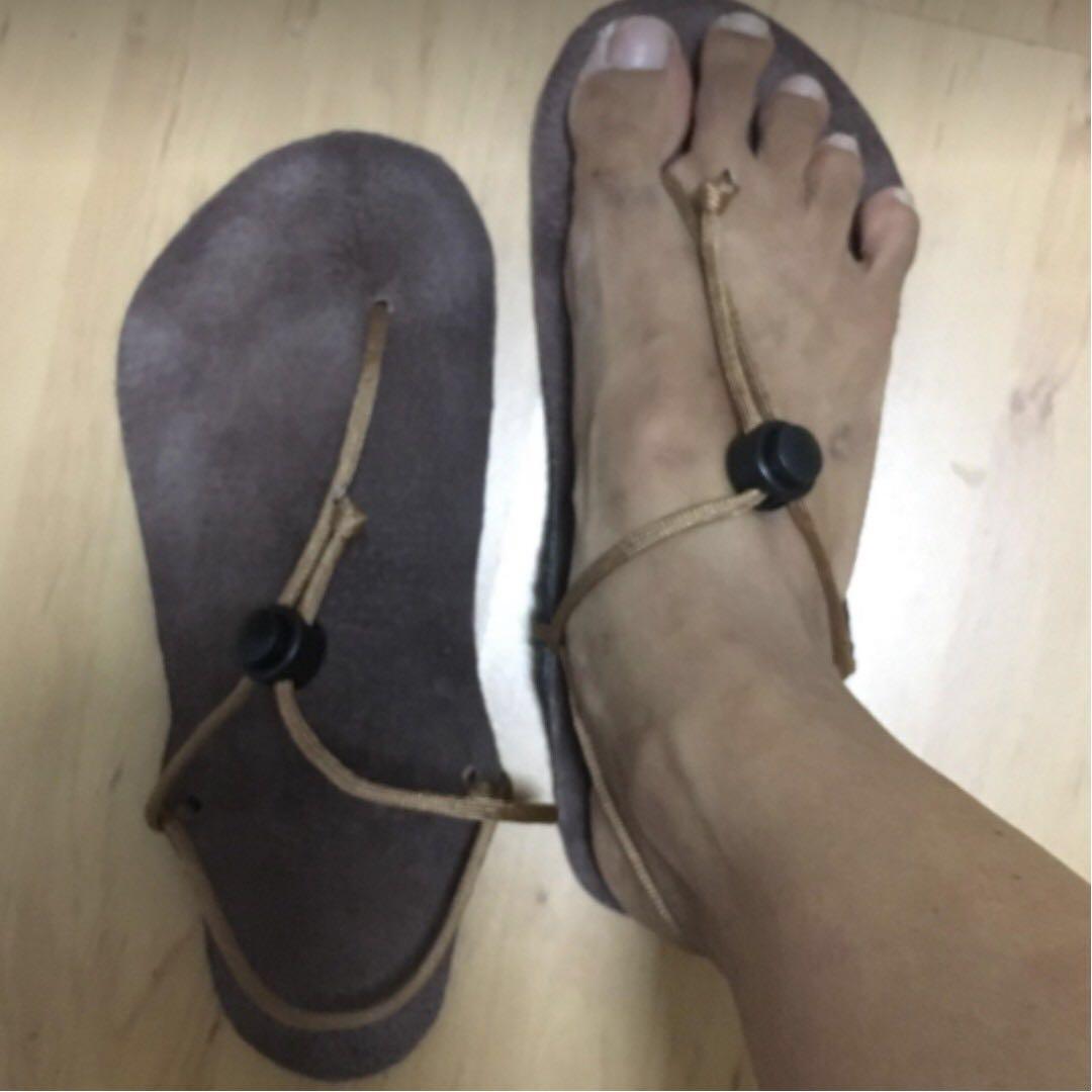 diy barefoot running sandals