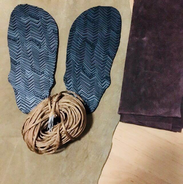 diy barefoot running sandals