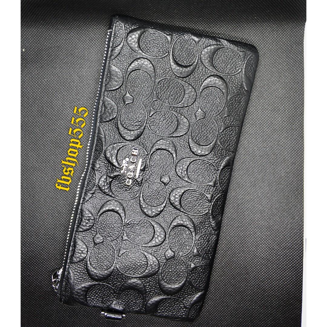 Dompet Coach Dompet Hp Kulit Asli Fesyen Wanita Tas Dompet Di Carousell