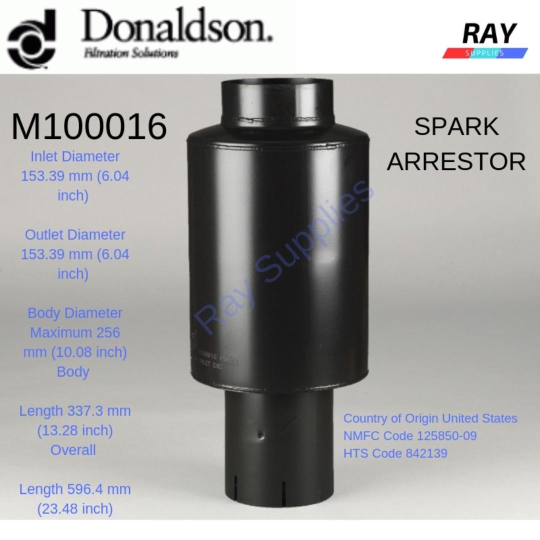 Donaldson Spark Arrestor M0100016 , Car,Truck , Heavy Equipment