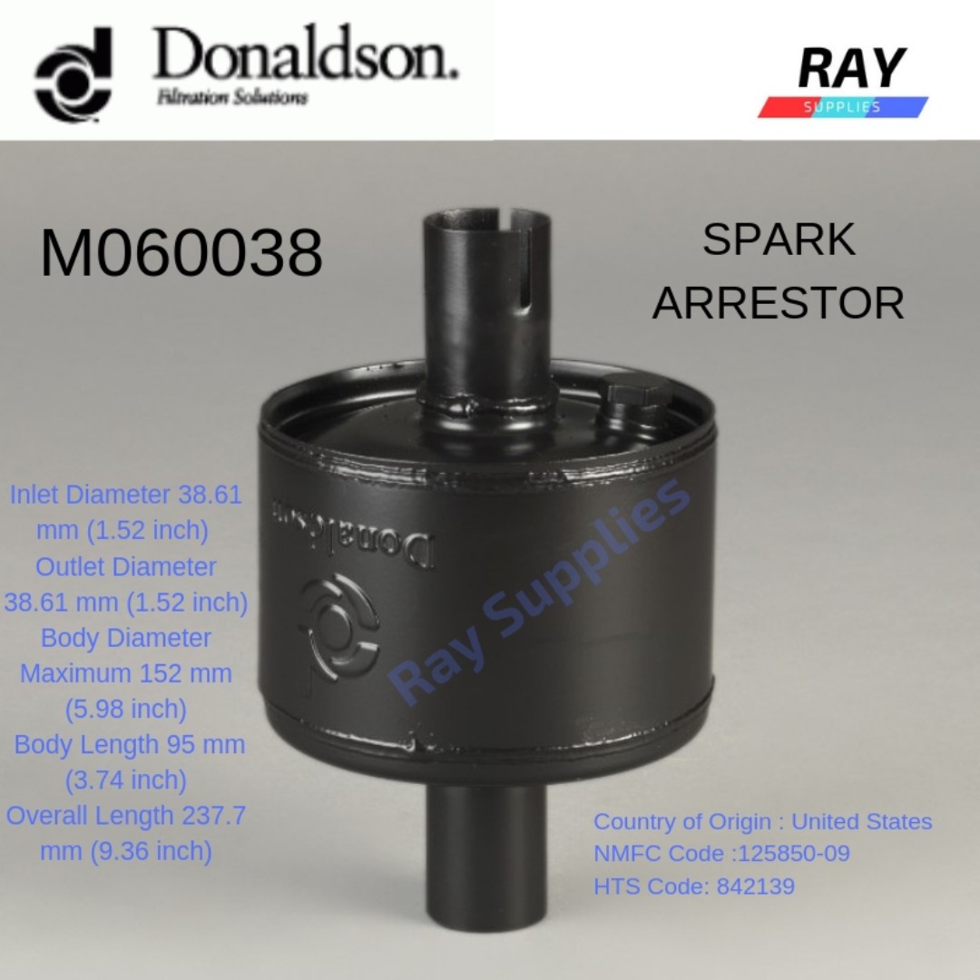 Donaldson Spark Arrestor M060038 , Car,Truck , Heavy Equipment