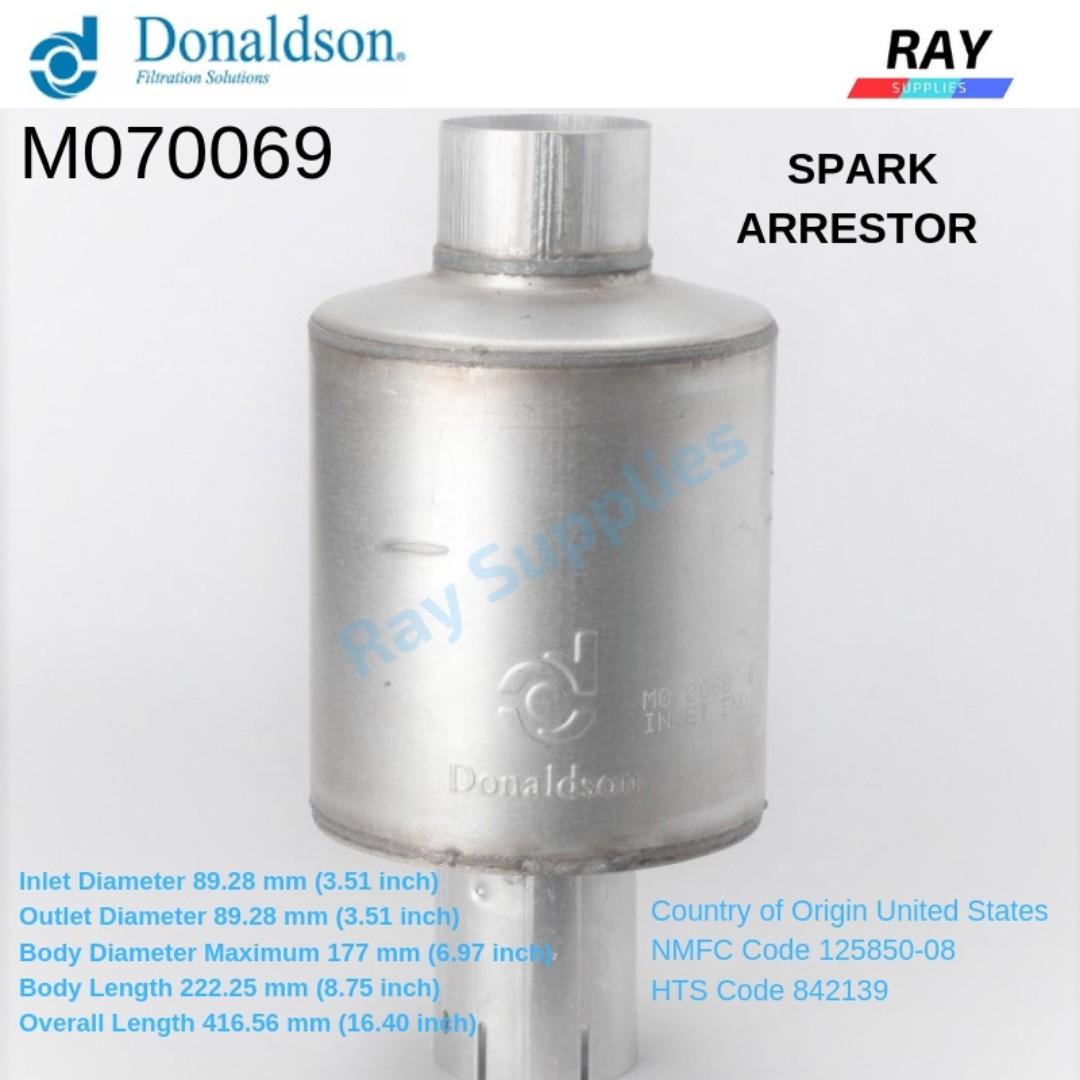 Donaldson Spark Arrestor M070069 , Car,Truck , Heavy Equipment