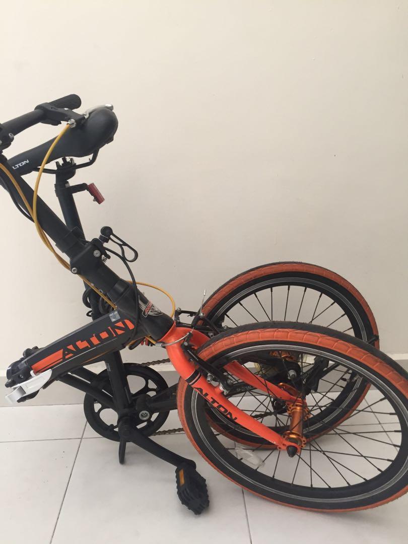 Alton folding bike sales