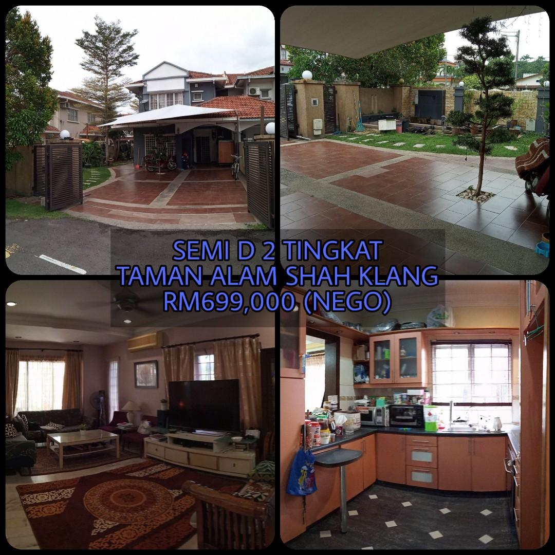Taman Alam Shah Klang Double Storey Semi D Property For Sale On Carousell