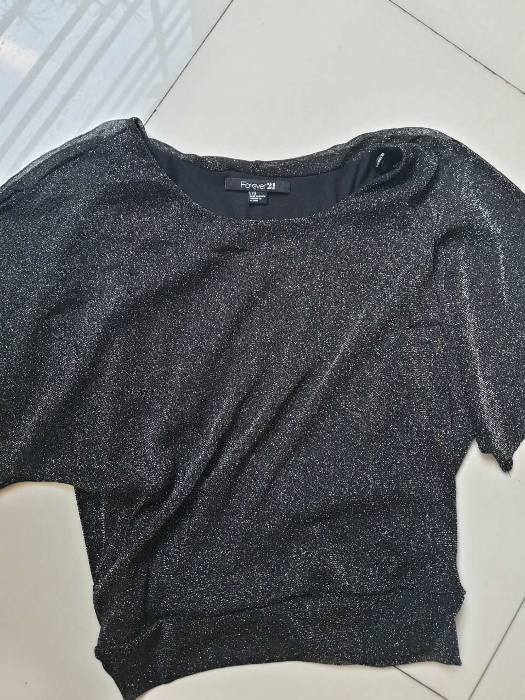 glitter top forever 21