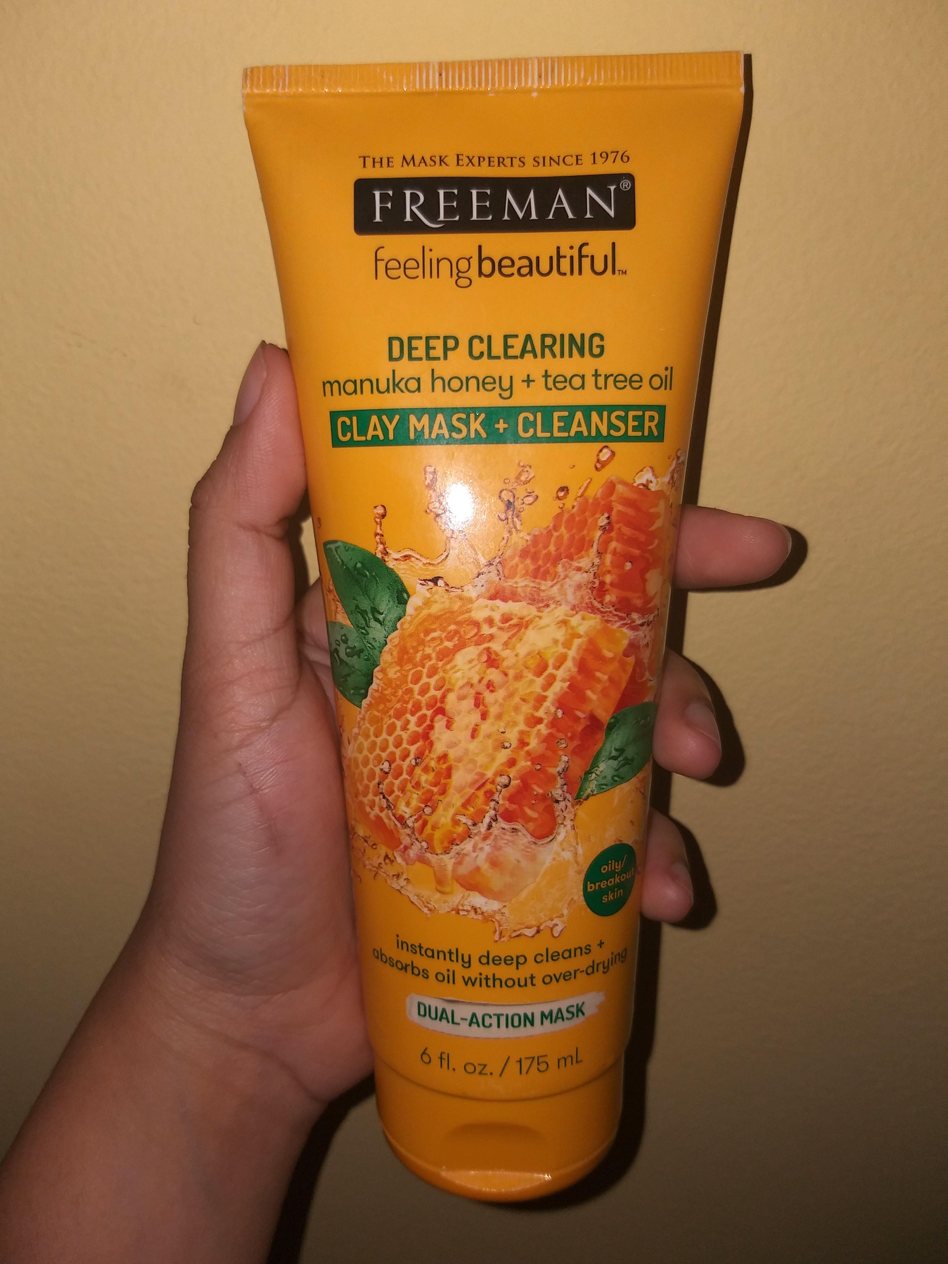 freeman deep clearing manuka honey tea tree oil