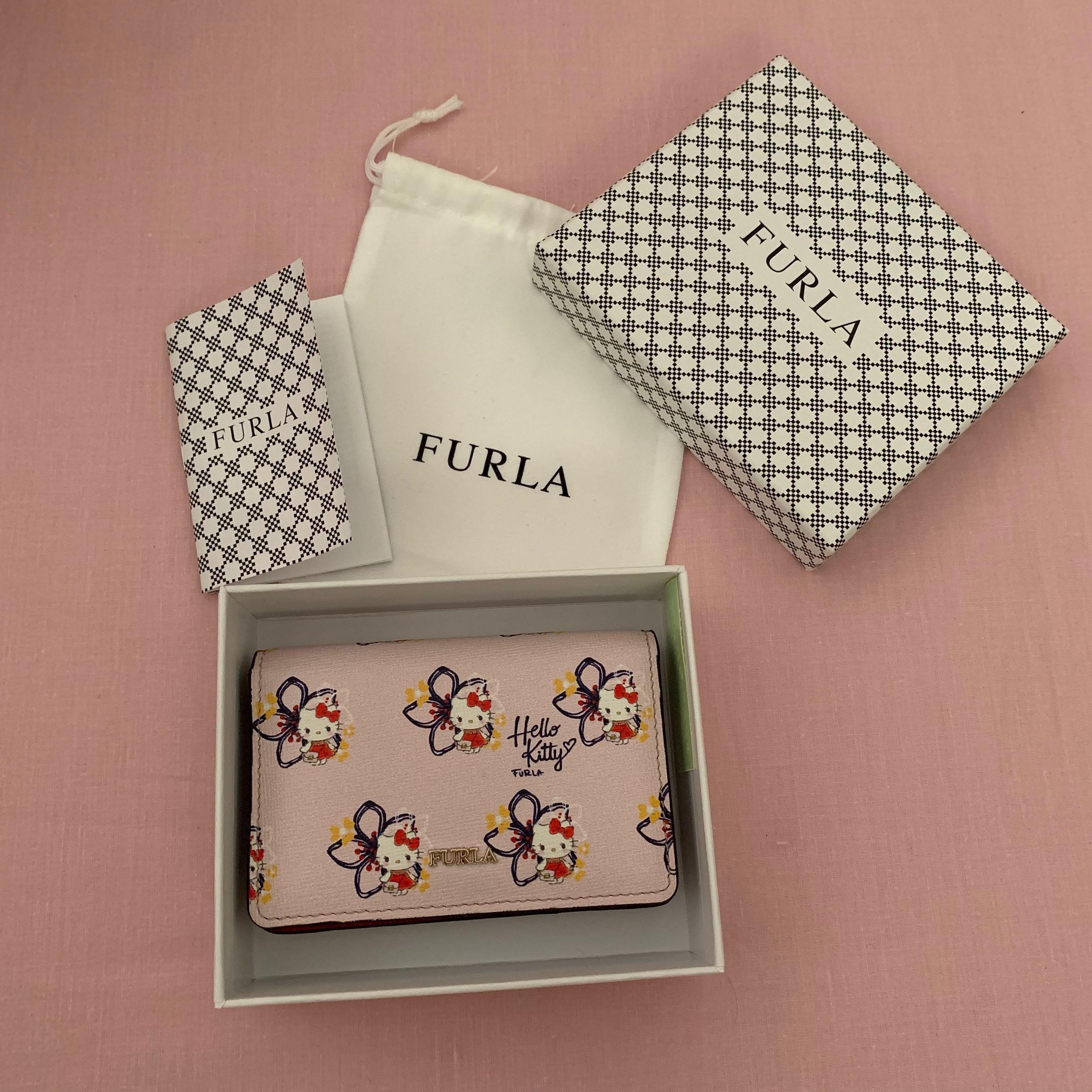 Furla hello kitty card holder hot sale