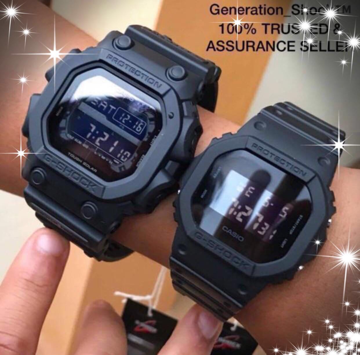New Couple Set Gshock Unisex Diver Sports Watch 100 Original Authentic Casio G Shock Gx 56bb 1 Dw 5600bb 1 Luxury Watches On Carousell