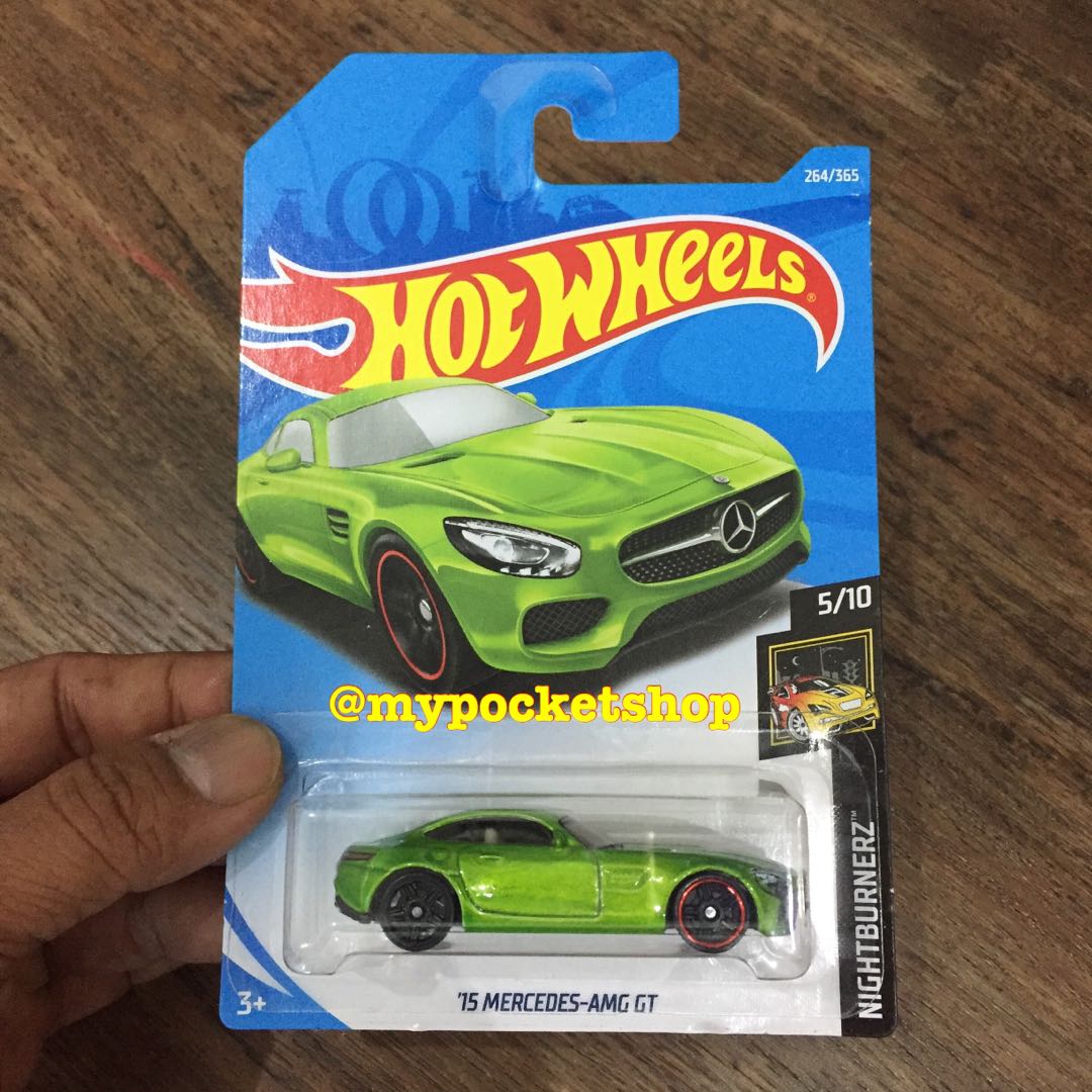 Hot wheels 15 mercedes amg gt green on sale
