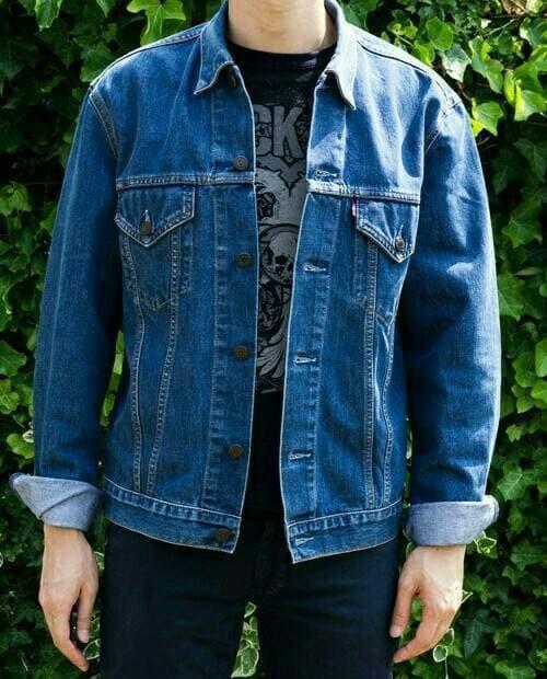 Jaket Jeans Levis Pria Terlaris Fesyen Pria Pakaian Baju