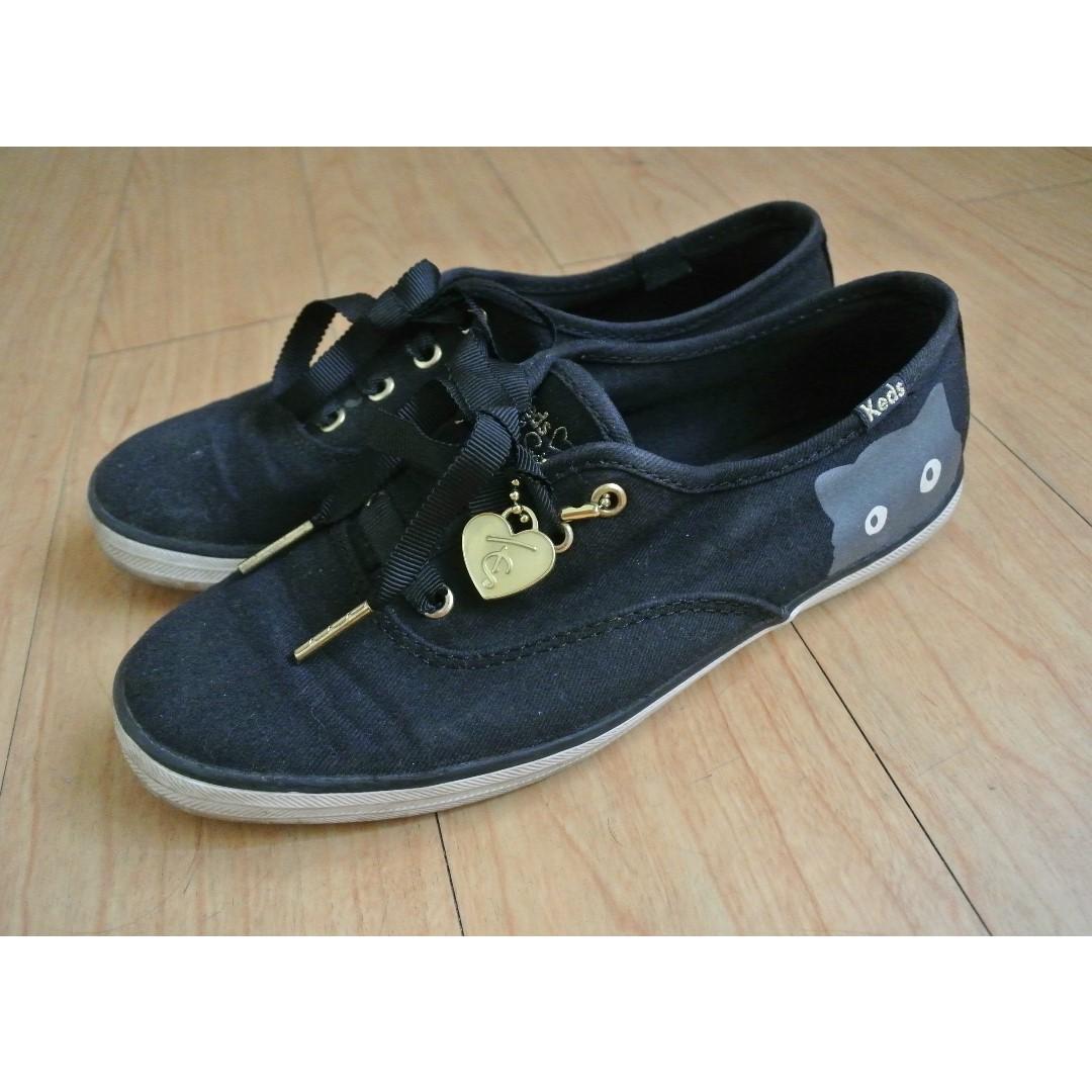 Keds Taylor Swift Sneaky Cat Black Us Size 5 5 Women S Fashion Shoes On Carousell