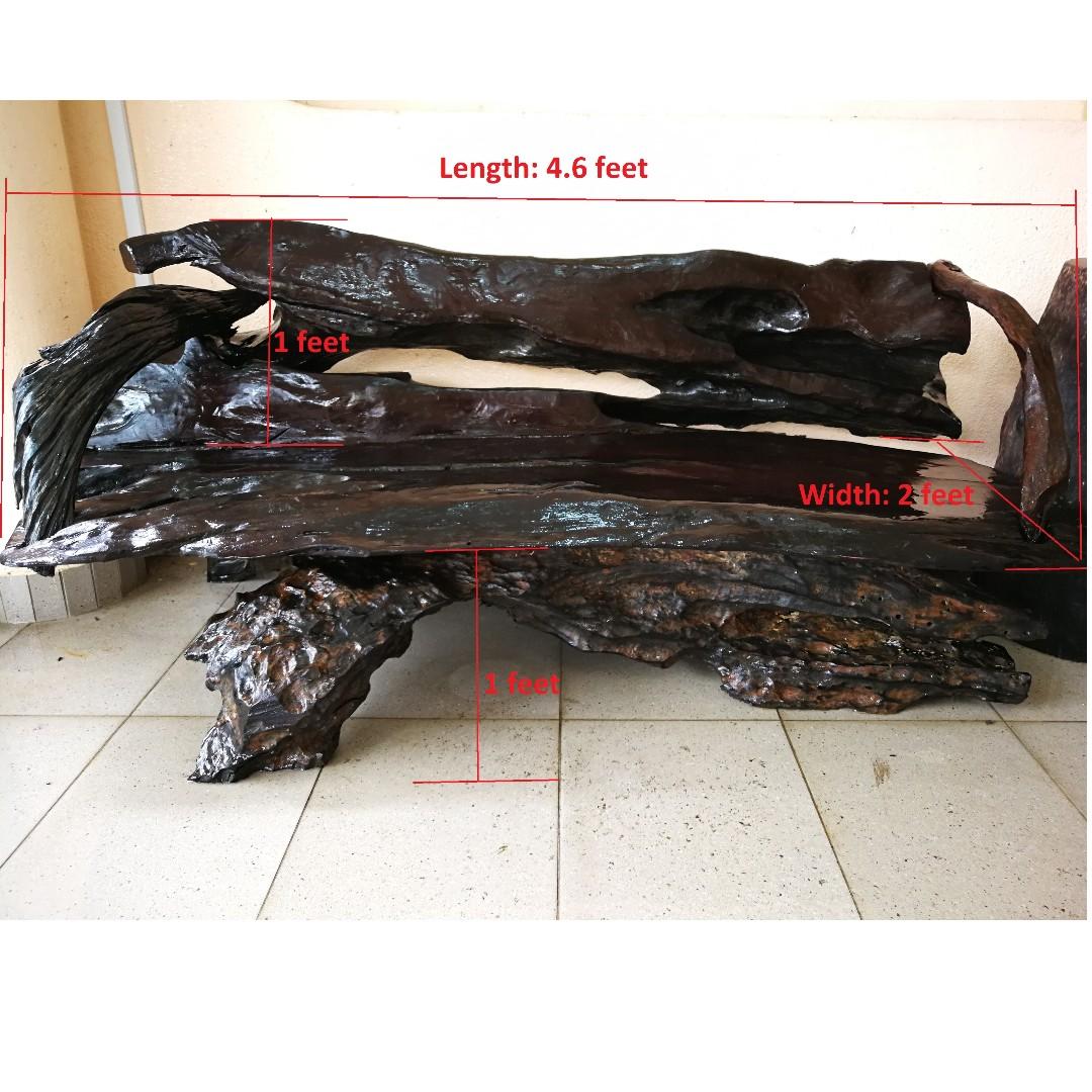 Kerusi Bangku Kayu Belian Sarawak Borneo Iron Wood Home Furniture Others On Carousell