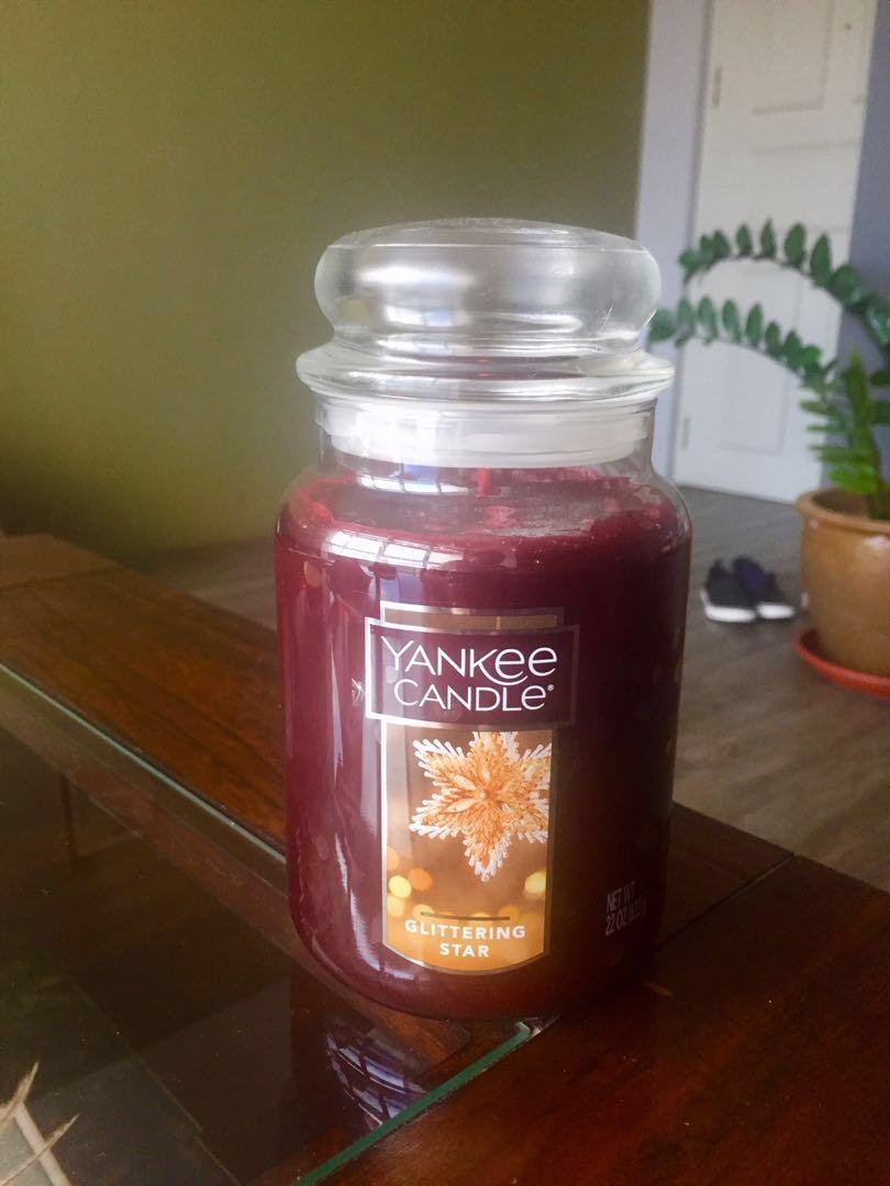 Large Yankee Candle, mosaic shade & tray homerefresh30, Furniture