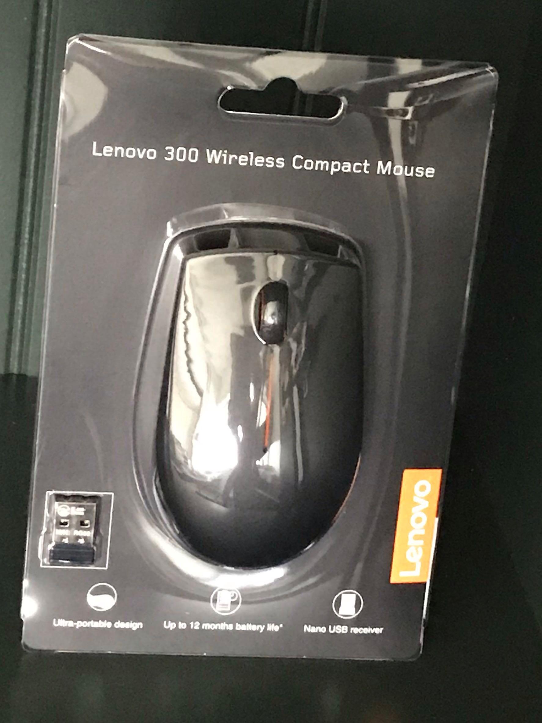Lenovo 300 Wireless Compact Mouse Electronics Computer Parts Accessories On Carousell