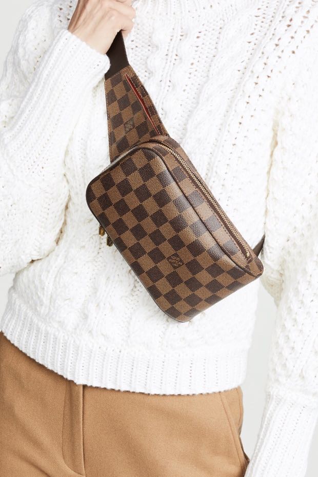 Louis Vuitton Ebene Geronimos Shoulder bag hip bag, Luxury, Bags Wallets on Carousell