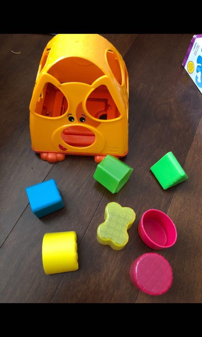 Mainan Anak Chicco Original Shape Sorter Bayi Anak Mainan Baby Walker Di Carousell