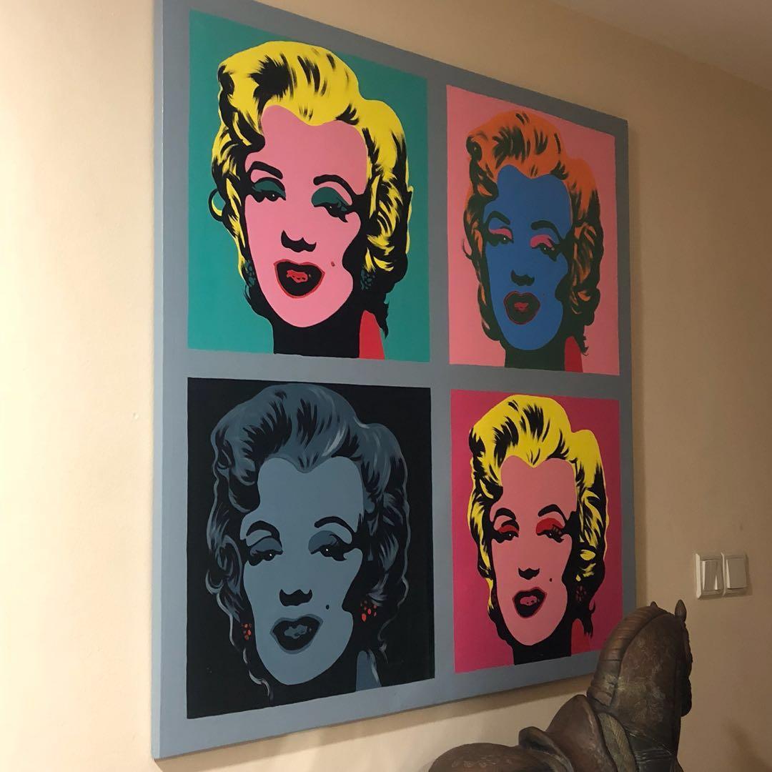 Marilyn Monroe Painting Pop Art Furniture Others On Carousell