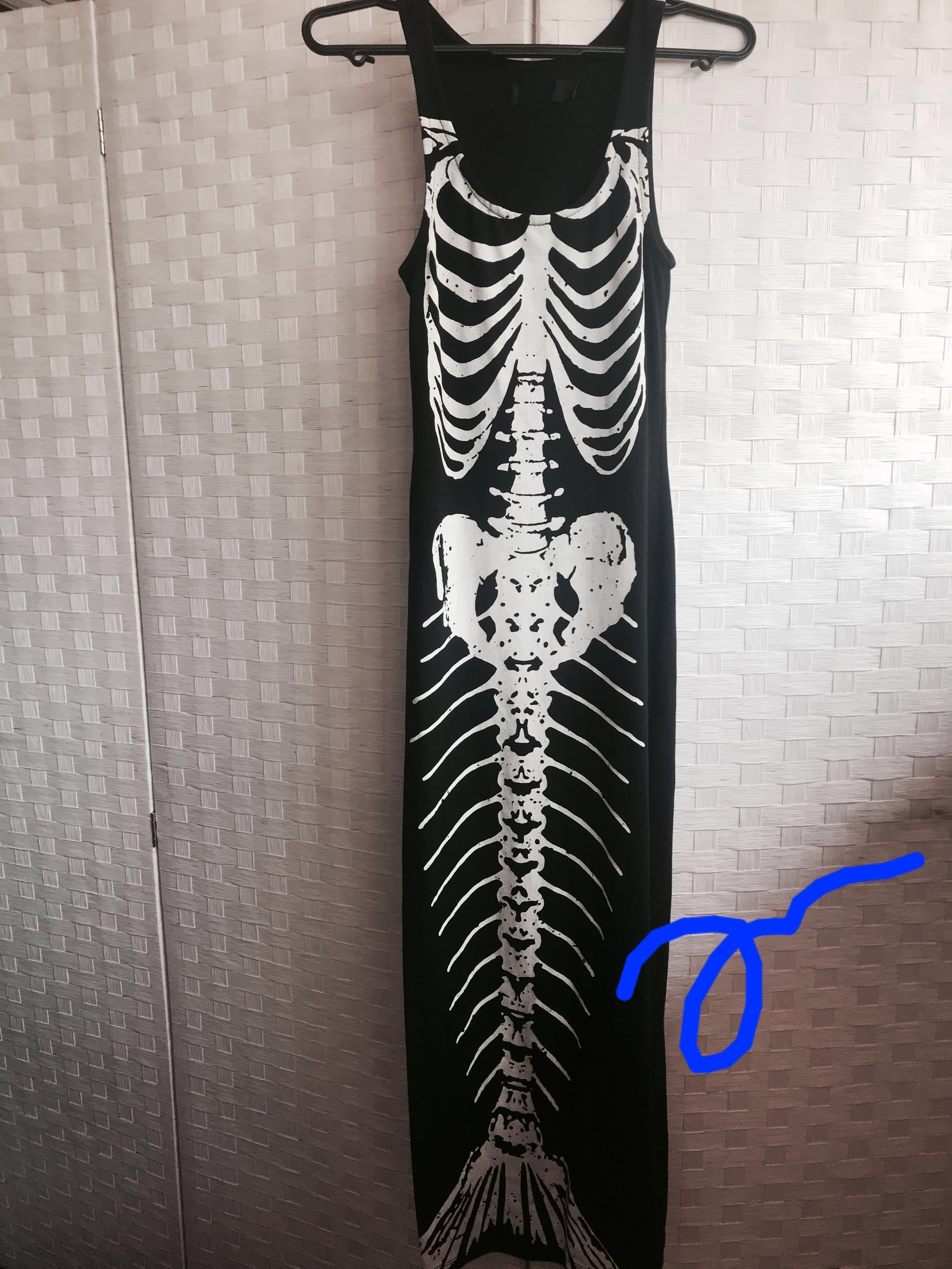 Mermaid skeleton dress 🐟 fish bones 