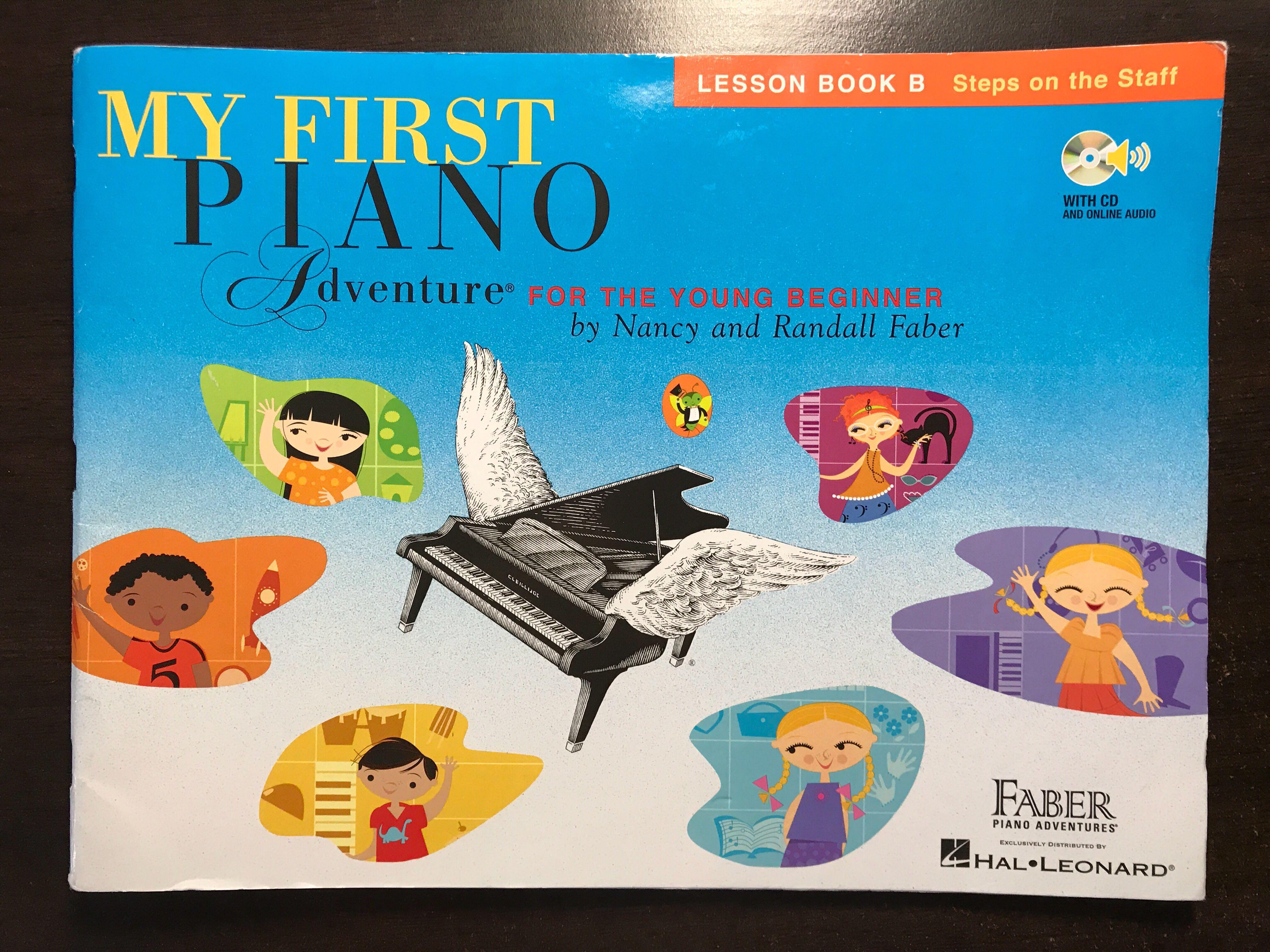 My First Piano Adventure Lesson Book B Writing Book B Books