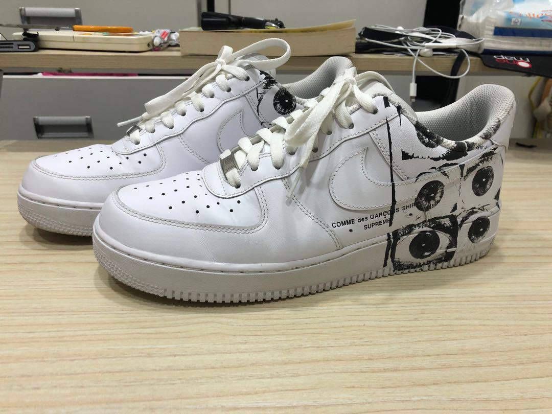 cdg air force 1 stockx