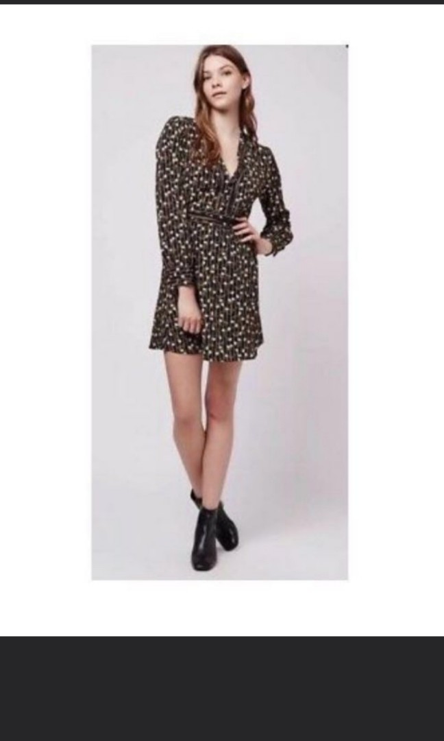 Topshop black hotsell floral dress