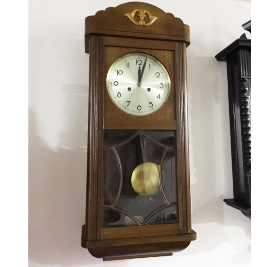 Odo Wall Regulator With Bim Bam Chime Vintage Collectibles Vintage Collectibles On Carousell