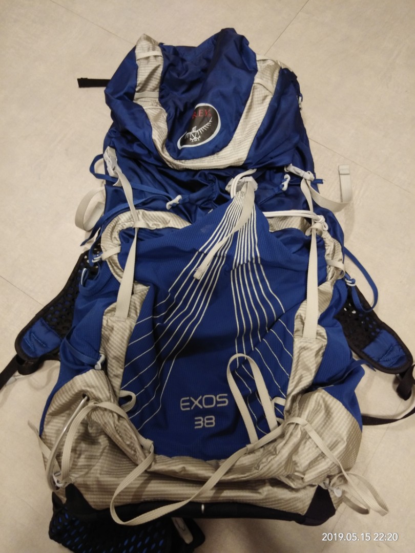 Osprey exos hotsell 38 pacific blue