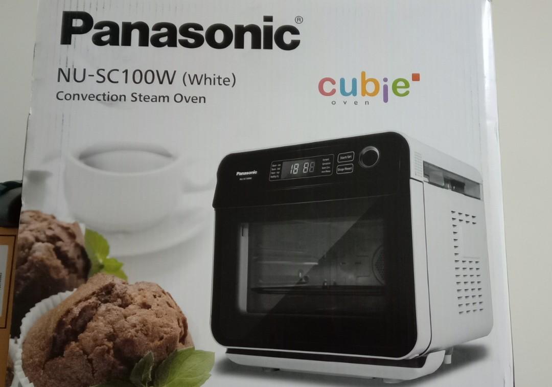 Panasonic convection steam oven model NUSC100W (white), TV & Home