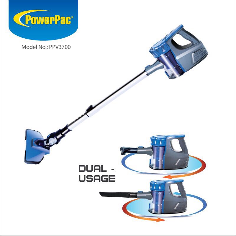 PowerPac Lightweight Cordless Handheld Stick Vacuum cleaner (PPV3700