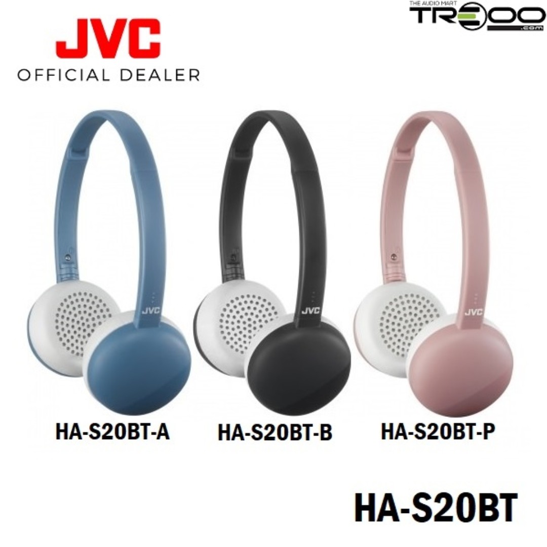 [PROMO!] JVC HAS20BT Wireless Bluetooth OnEar Headphone with