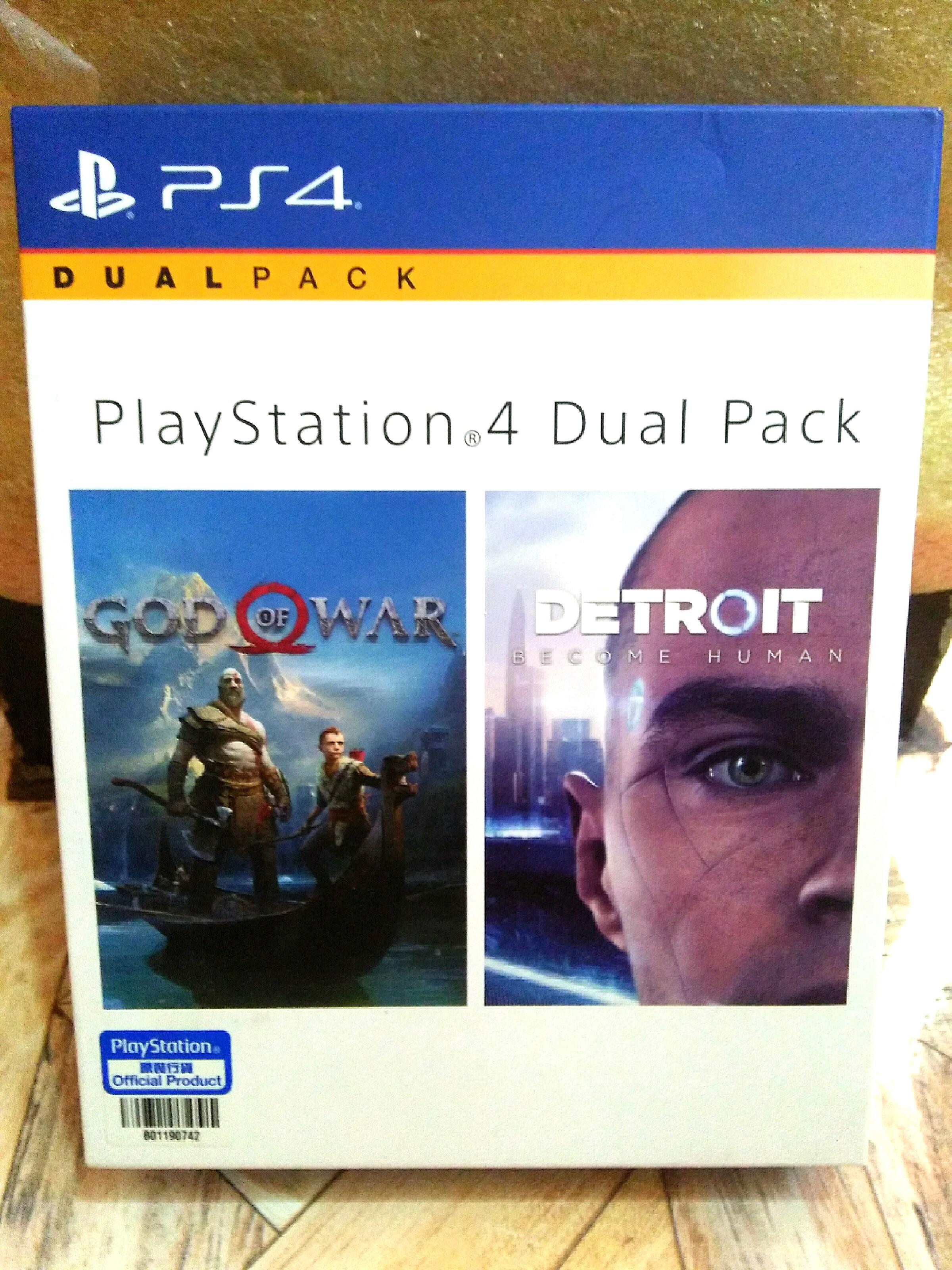 Ps4 Dual Pack God Of War Detroit Become Human Video