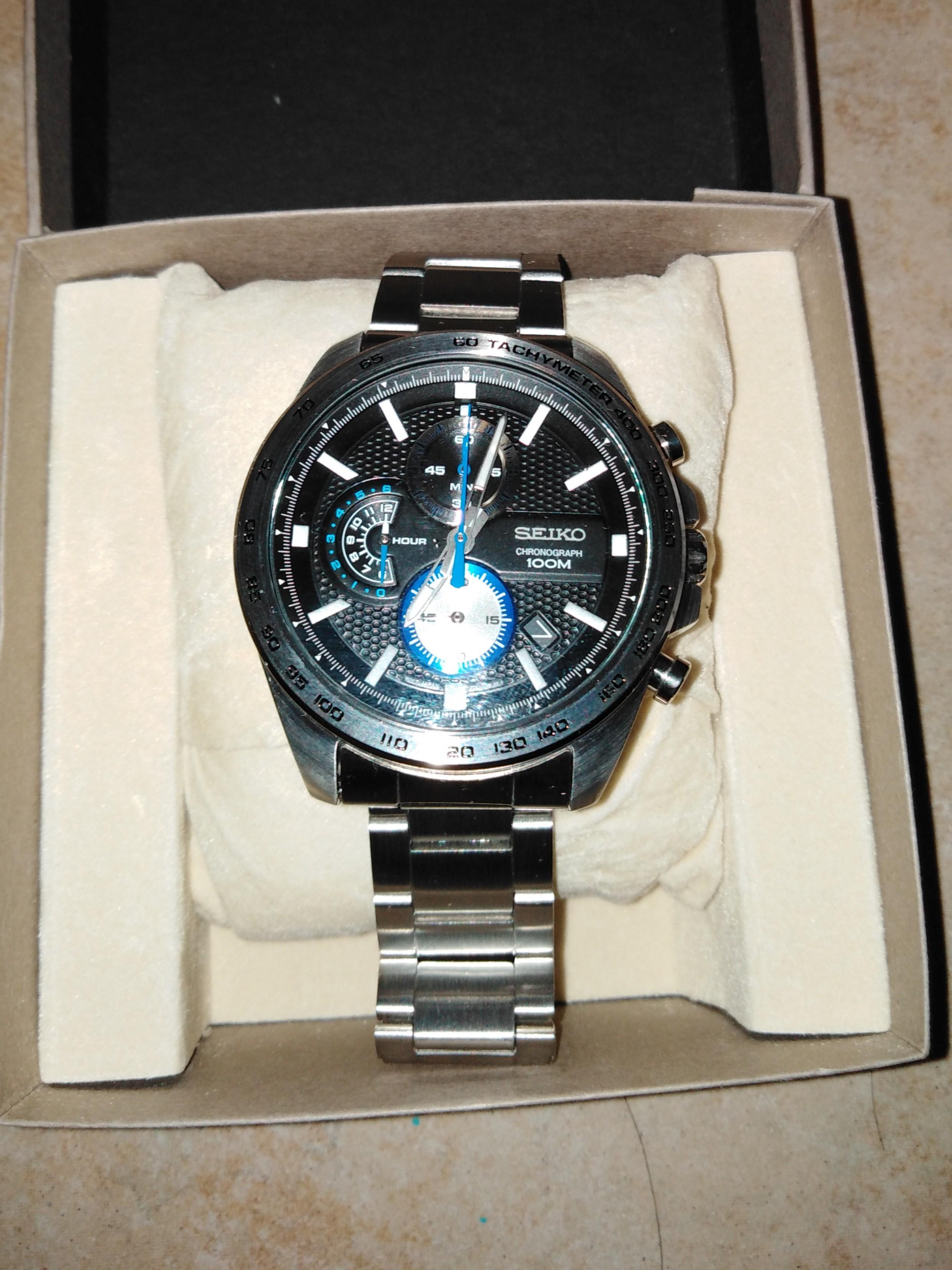 Seiko chronograph shop 100m 8t67