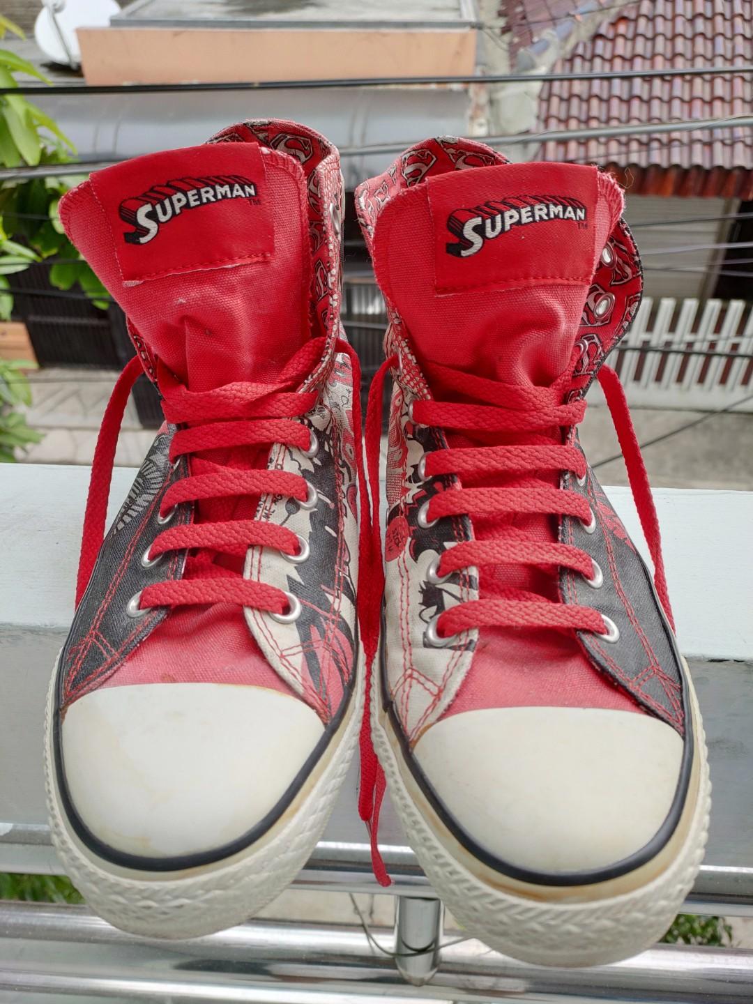 Sepatu Converse Second Superman Edition Men S Fashion Men S Footwear Sneakers On Carousell