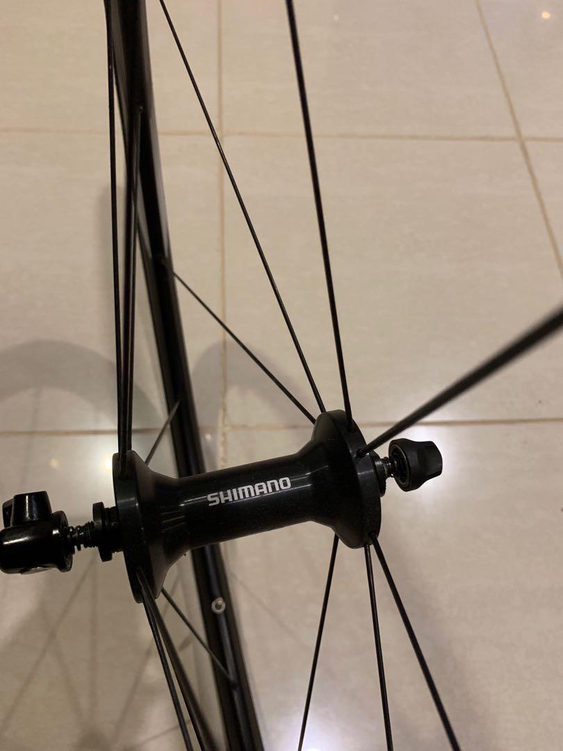 shimano rs11 alu front wheel without rubber