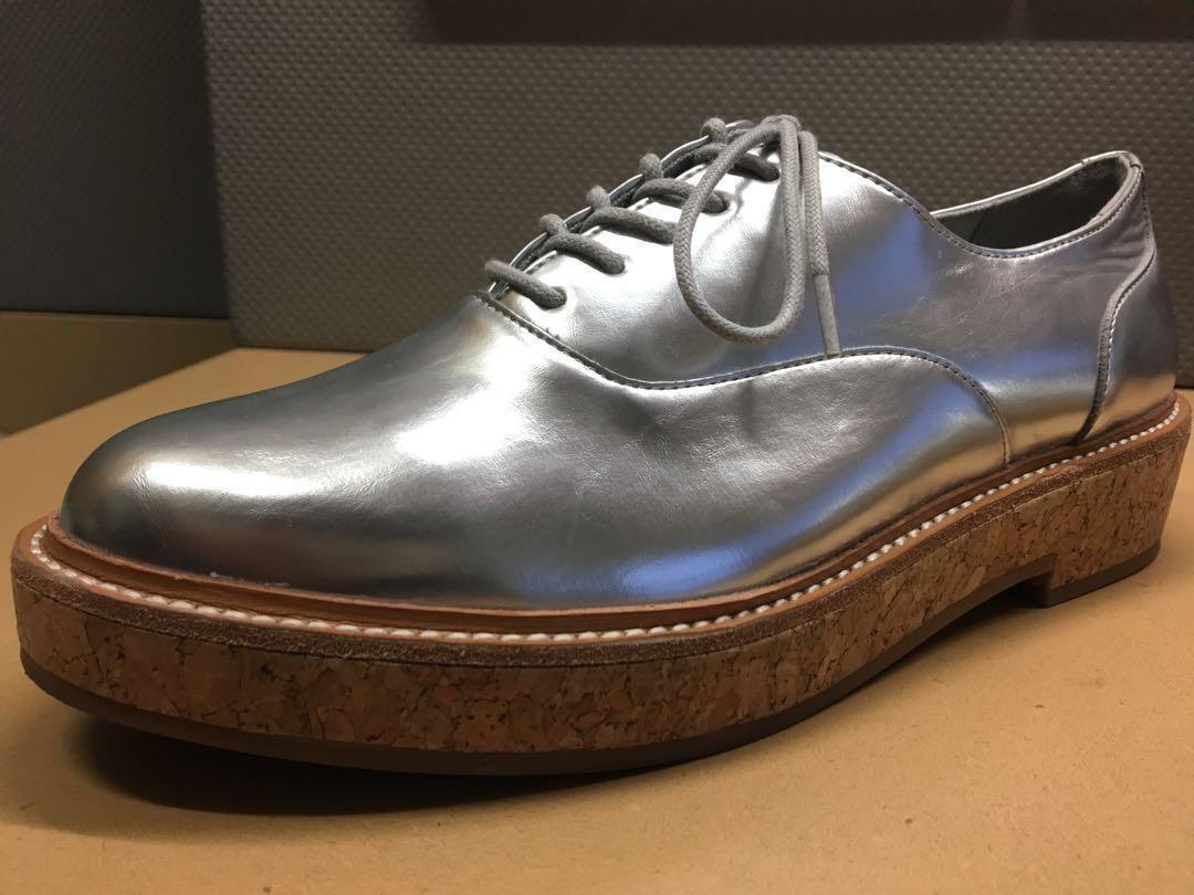 Silver Oxfords Aldo Shoes Women S Fashion Footwear Sneakers On Carousell