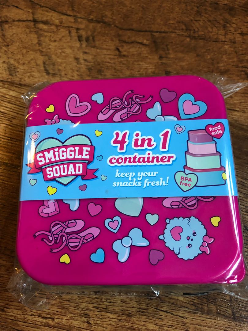smiggle food containers