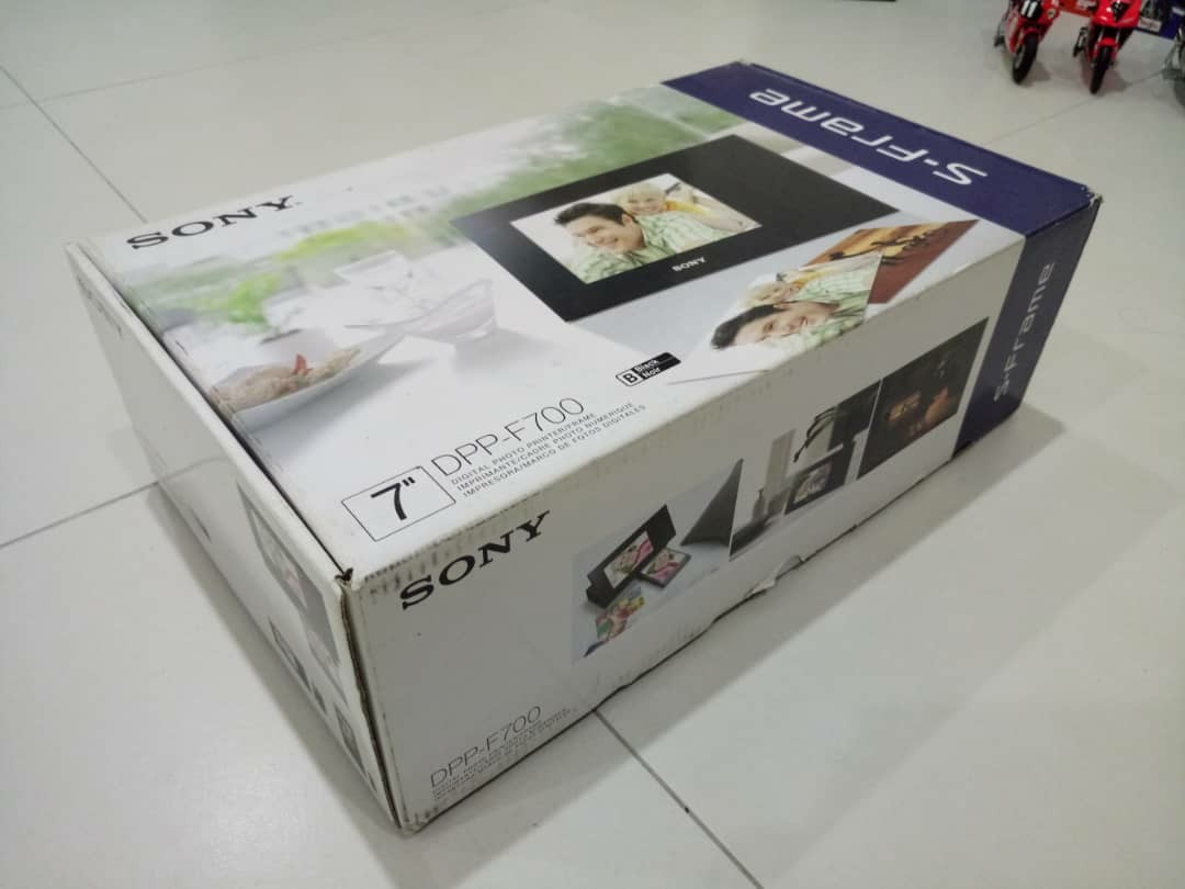 Sony DPPF700 Digital Photo Frame/Printer, TV & Home Appliances, TV